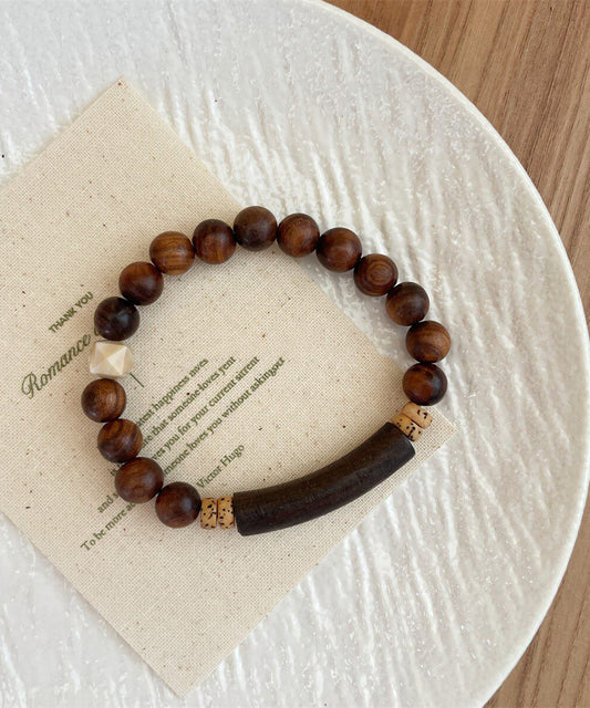 DIY Beautiful Wooden Beading Bracelet