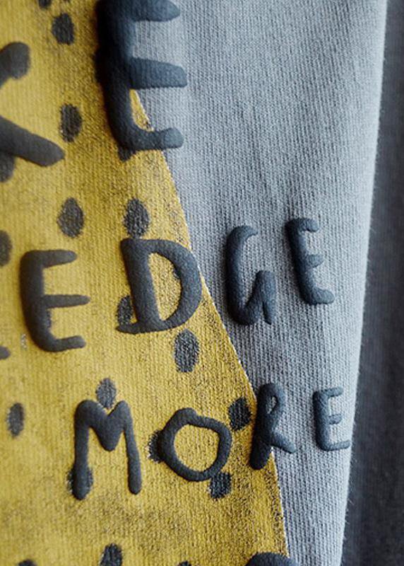 DIY Cotton Metropolitan Museum Fashion Round Neck Casual Printed Cotton Dress - SooLinen