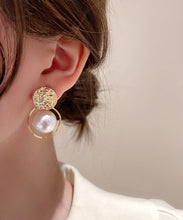 Load image into Gallery viewer, DIY Gold Sterling Silver Alloy Pearl Stud Earrings