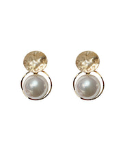 Load image into Gallery viewer, DIY Gold Sterling Silver Alloy Pearl Stud Earrings