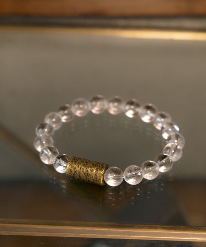 DIY White Alloy Crystal Unisex Chain Bracelet