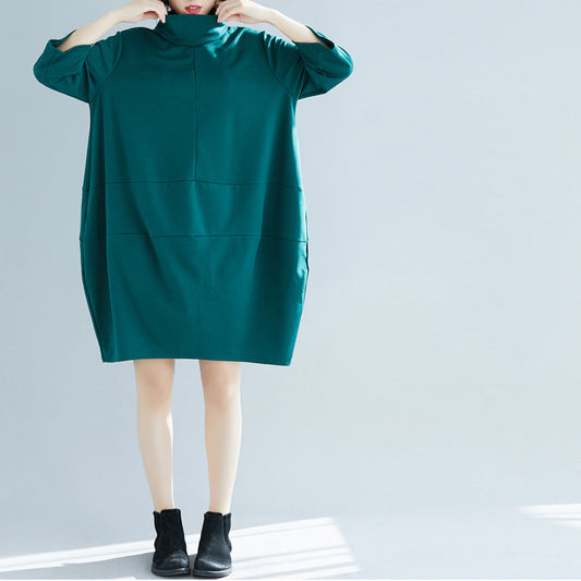 DIY black Cotton Tunics Fine Fashion Ideas bracelet sleeved daily high neck Dresses