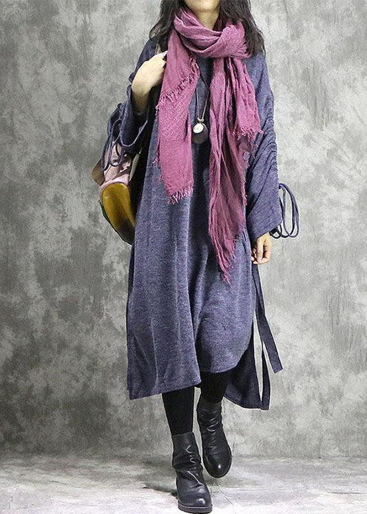 DIY cotton tunic top Organic Vintage Women Irregular Loose Cotton Dress