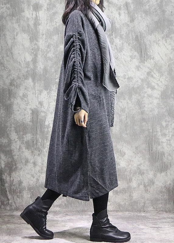 DIY cotton tunic top Organic Vintage Women Irregular Loose Cotton Dress