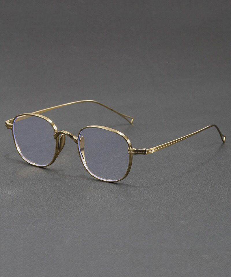 Elegant Coffee Metal Round Frame Unisex Reading Glasses