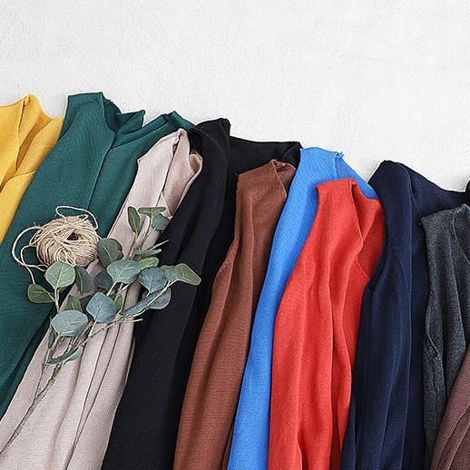 Elegant green quilting dresses v neck sleeveless Dresses spring Dress - SooLinen