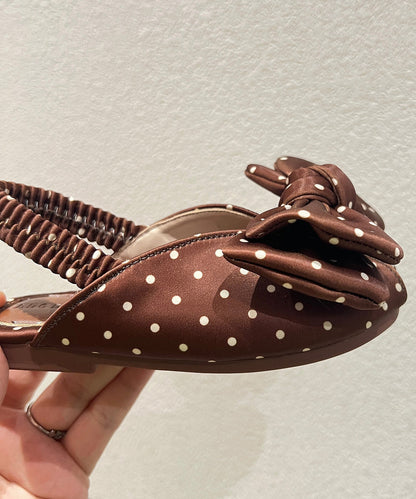 Embossed Brown Flat Sandals Girls Hiking Sandals