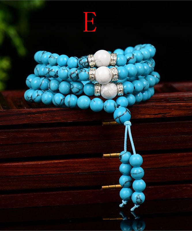 Ethnic Style New Turquoise Unisex Multi Loop Bracelet