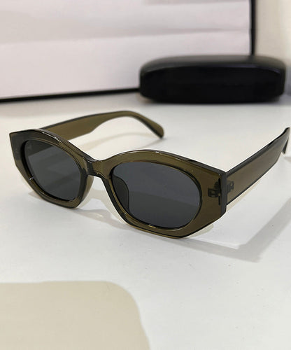 European And American Black Irregular Polygonal Punk Sunglasses