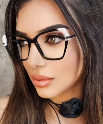 European And American Colorblock Irregular Sunglasses