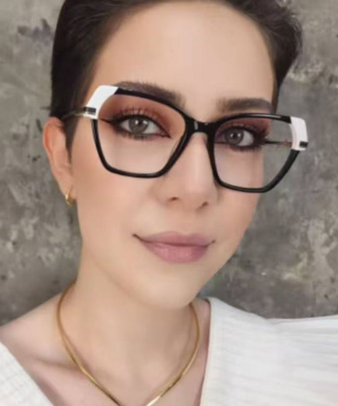 European And American Colorblock Irregular Sunglasses