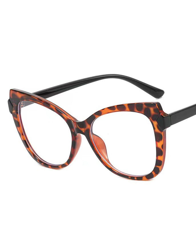 European And American Fashion Leopard Red Sunglasses