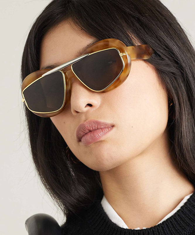 European And American Leopard Punk Style Sunglasses