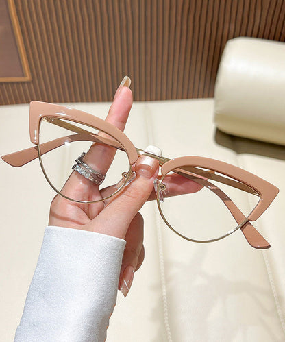 Fashion Black Metal Cat Eyes Full Frame Reading Glasses