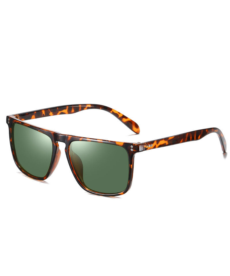 Fashion Blackish Green Polarized Color Changing Sunglasses