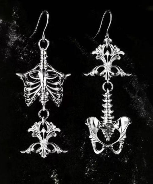 Fashion Gold Copper Overgild The Bone Of A Beauty And Iris Drop Earrings