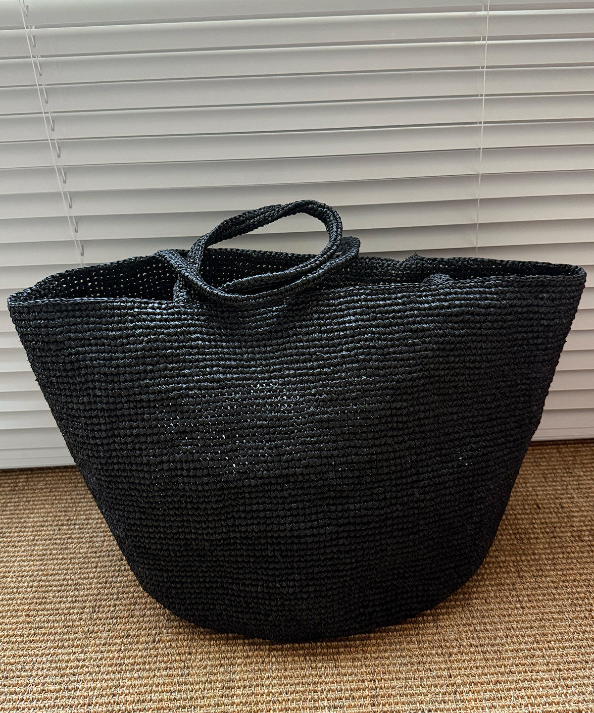 Fashion Handmade Red Straw Woven Large Capacity Shoulder Bag