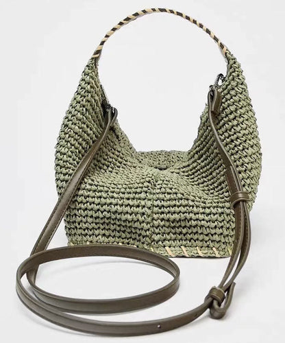 Fashion Handmade Straw Woven Casual Versatile Shoulder Bag