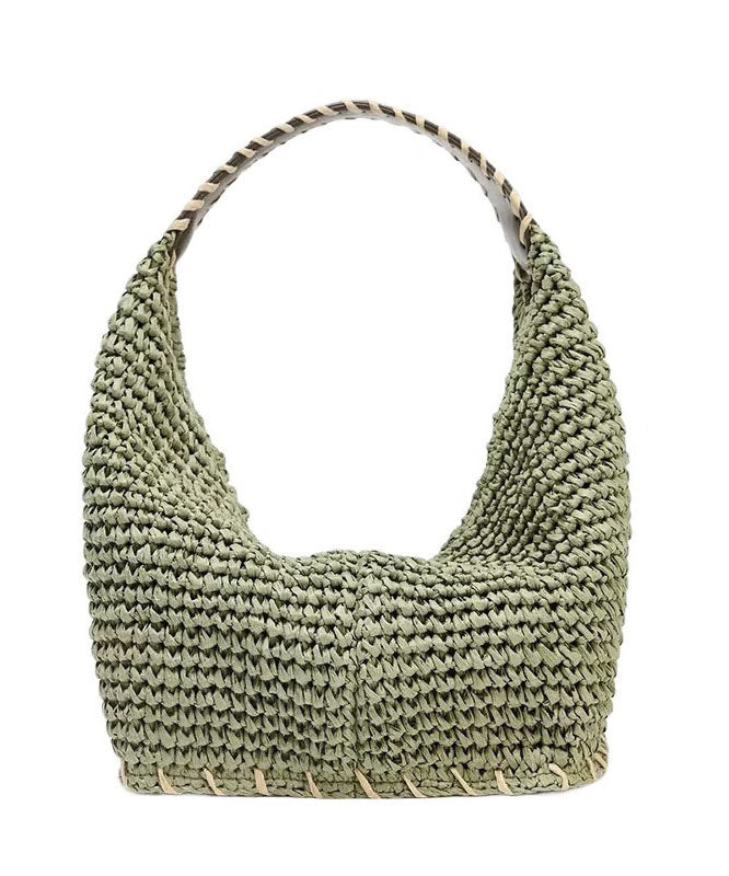 Fashion Handmade Straw Woven Casual Versatile Shoulder Bag