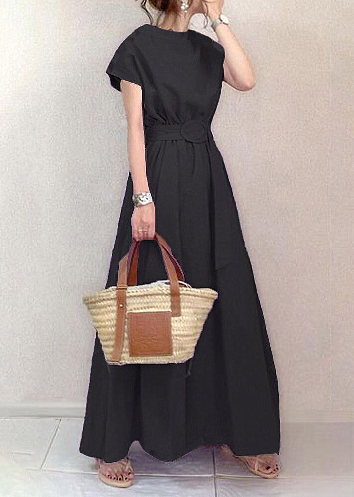 Fashion Lavender Tunic Exra Large Hem Cotton Ankle Dress Summer