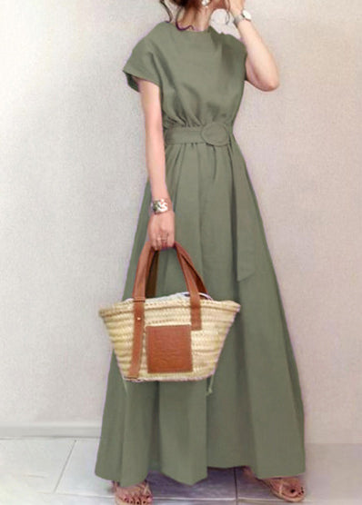 Fashion Lavender Tunic Exra Large Hem Cotton Ankle Dress Summer