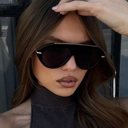Fashion New Black Frame Personalized Sunglasses