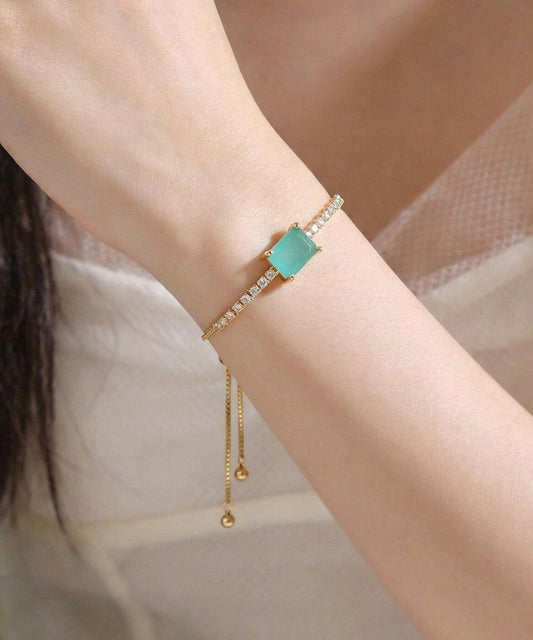 Fashion Pink Alloy Zircon Gem Stone Tassel Pendant Necklace