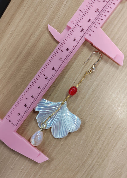 Fashion Shell Water Droplet Acrylic Drop Earrings