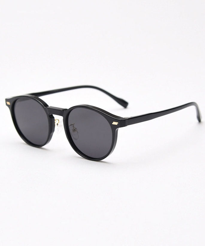 Fashion Tea Color Resin UV Protection Unisex Sunglasses