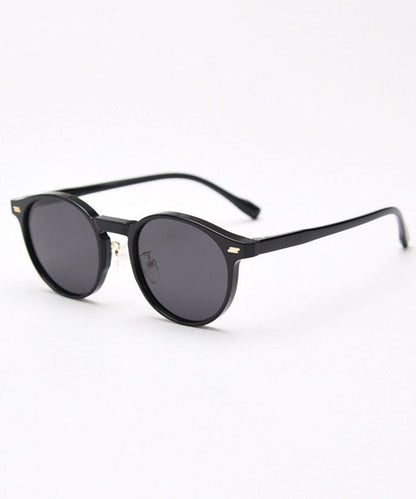 Fashion Tea Color Resin UV Protection Unisex Sunglasses