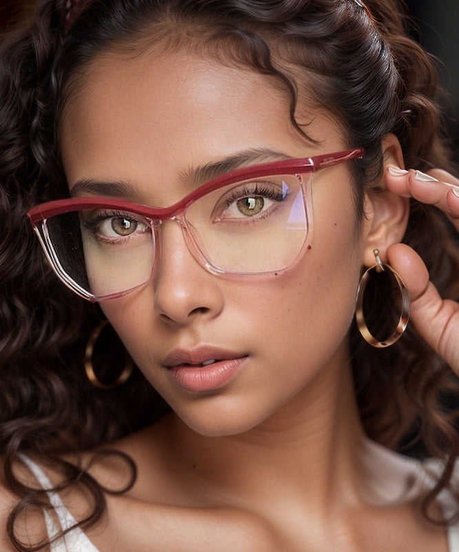 Fashion Versatile Blue Square Full Frame Reading Glasses