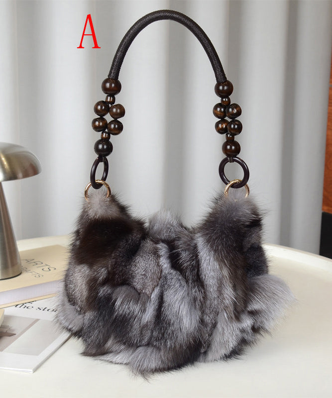 Fashion Versatile Women's Fuzzy Fur Shoulder Bag