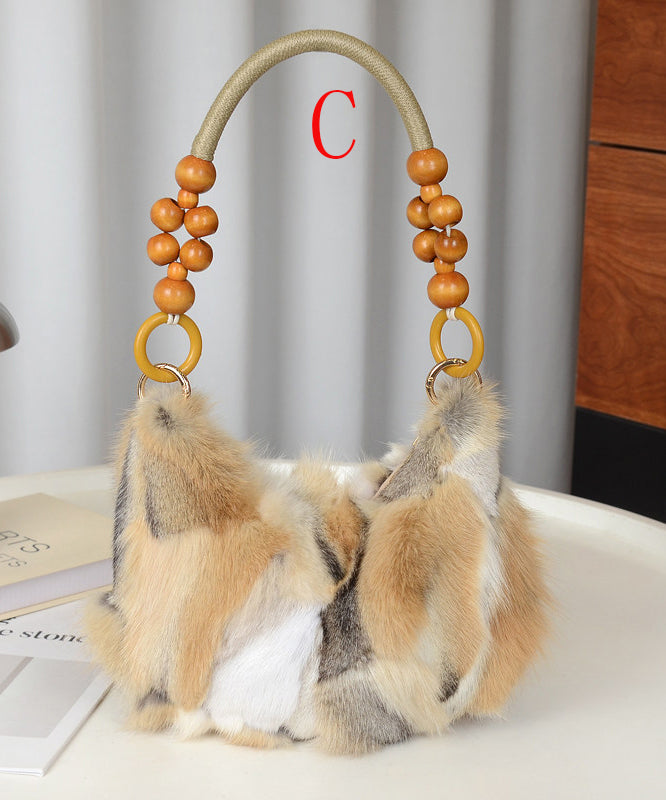 Fashion Versatile Women's Fuzzy Fur Shoulder Bag
