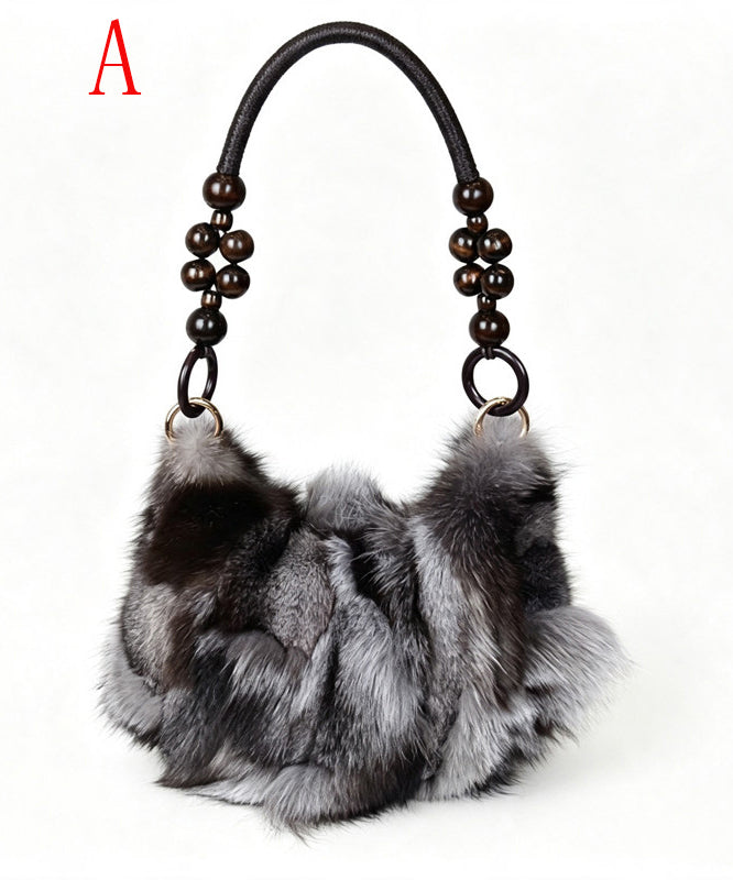 Fashion Versatile Women's Fuzzy Fur Shoulder Bag