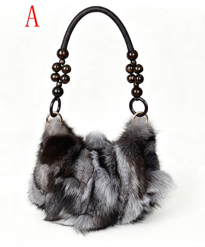 Fashion Versatile Women's Fuzzy Fur Shoulder Bag