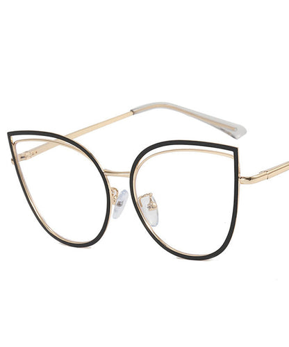 Fashion White Metal Full Frame Reading Glasses