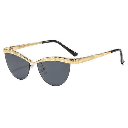 Fashionable New Half Frame Versatile Sunglasses