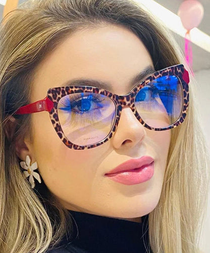 Fashionable New Red Leopard Full Frame Reading Glasses