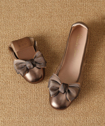 Fine Black Faux Leather Flat Feet Shoes Splicing Flat Shoes