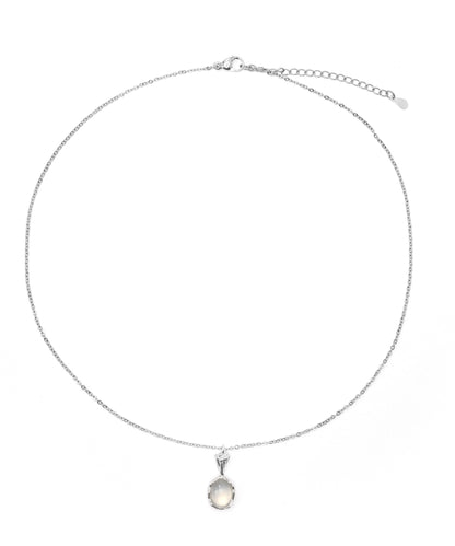 Fine Gem Stone High Quality Metal Necklace