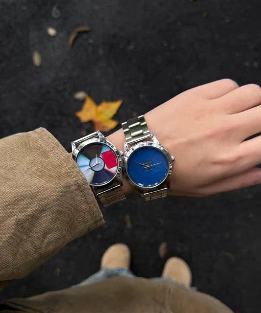 Fine Rainbow Stainless Steel Waterproof Men Watches