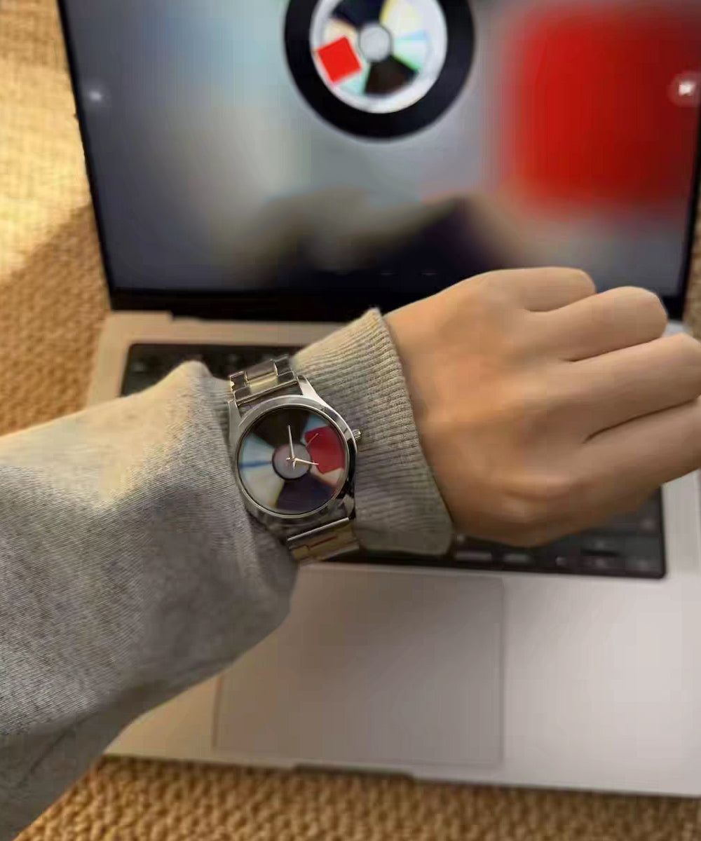 Fine Rainbow Stainless Steel Waterproof Men Watches