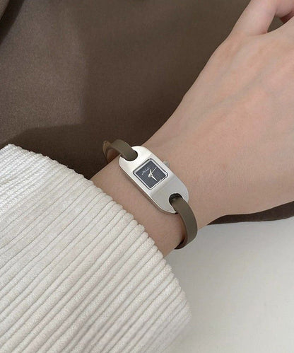 Fine Silk Genuine Leather Alloy Watches