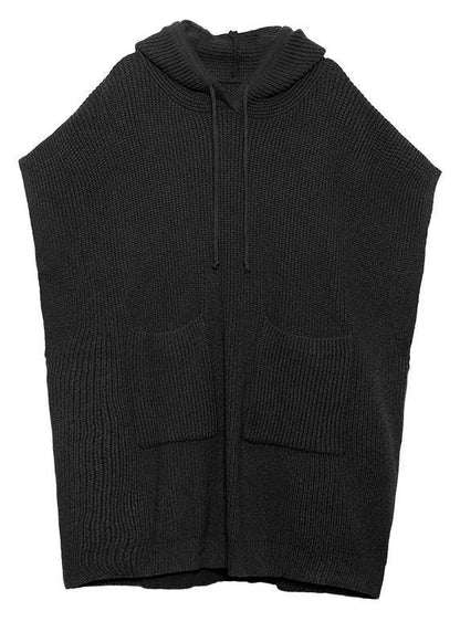 For Spring green sweaters trendy plus size hooded pockets tops - SooLinen