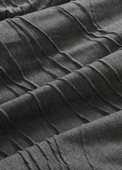 For Work o neck asymmetric Sweater dress outfit gray Funny knitted fall - SooLinen