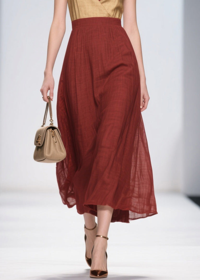 French Colorblock V Neck Patchwork Cotton Dresses Sleeveless