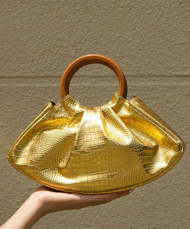 French Design Silver Pleated Cloud Versatile Tote Handbag