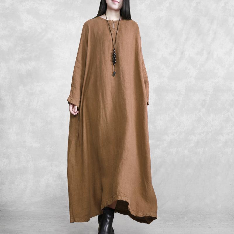 French O Neck Pockets Spring Quilting Clothes Outfits Black Long Dresses - SooLinen