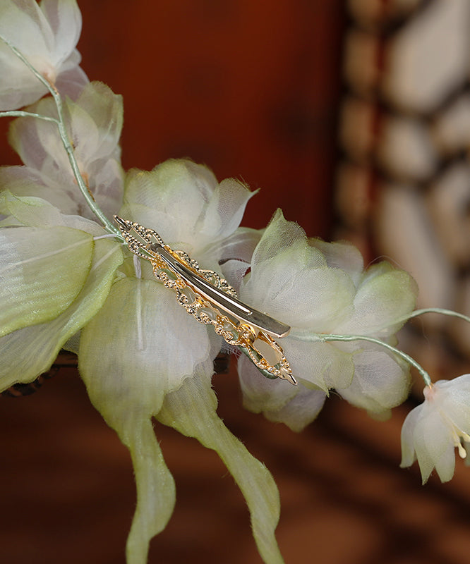 Gradient Color Alloy Floral Butterfly A Pair Hairpin