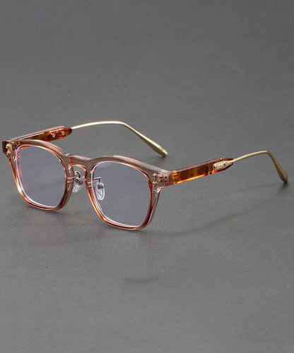 Gradient Color Blue Metal Patchwor Blue Light Blocking Unisex Reading Glasses